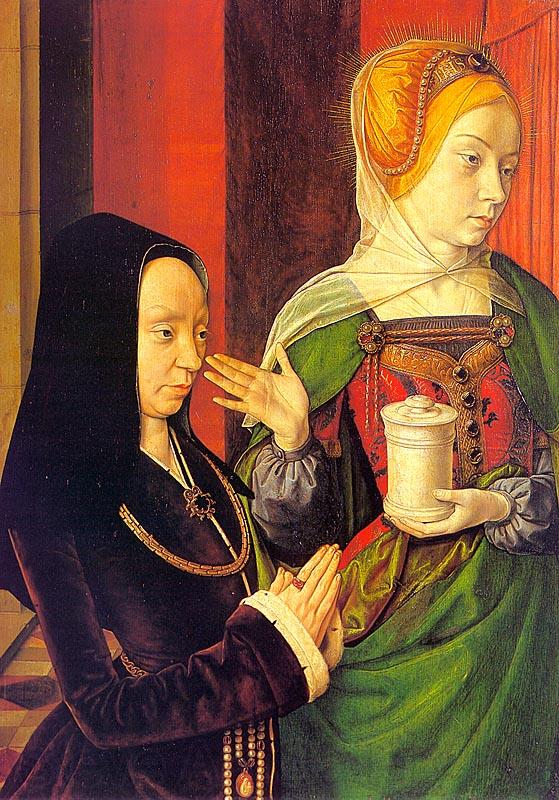 Jean Hey Madeline of Burgundy France oil painting art